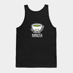 Namastea Namaste Yoga meditation green tea Matcha Goa Tank Top